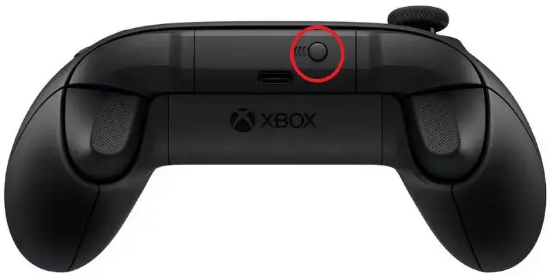 xboxワイヤレスコントローラーペアリングボタン